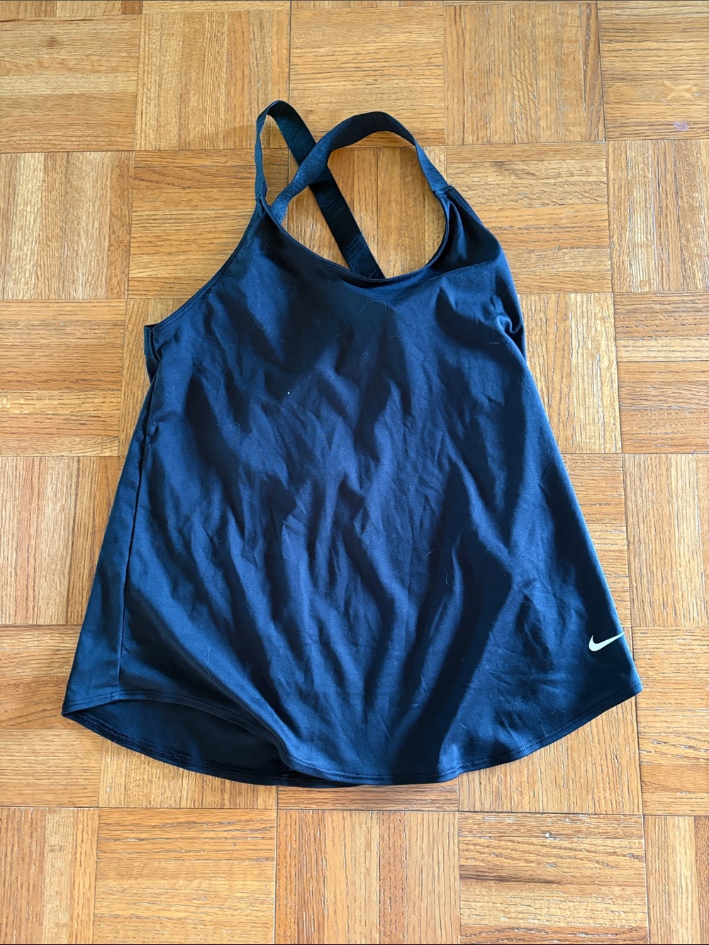 Nike Black Cross-Back Tank Top